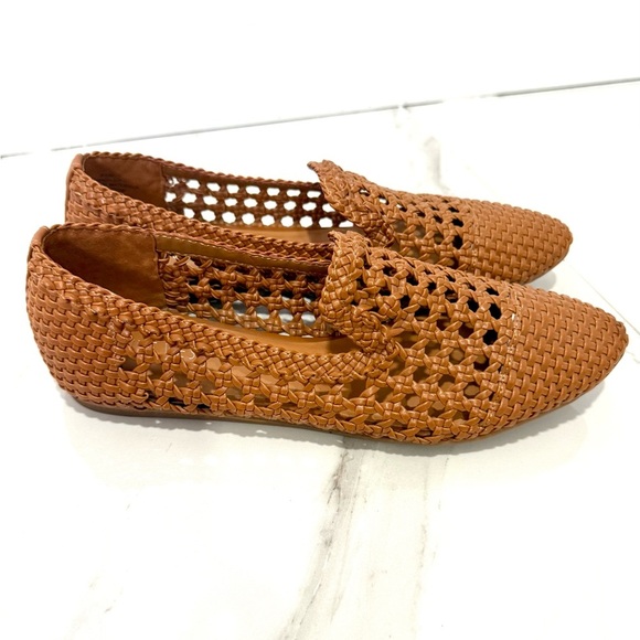 Nine West Tan Woven leather loafers 8.5 M - Picture 5 of 10